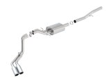 Borla 14 Silv/Sierra 1500 EC Std/CC Short 143.5in WB S-Type Dual Rolled Side Exit Cat-Back Exhaust thumbnail 2