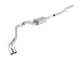 Borla 14 Silv/Sierra 1500 EC Std/CC Short 143.5in WB S-Type Dual Rolled Side Exit Cat-Back Exhaust thumbnail 3