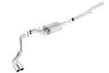 Borla 14 Silv/Sierra 1500 EC Std/CC Short 143.5in WB S-Type Dual Rolled Side Exit Cat-Back Exhaust thumbnail 5