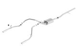 Borla 14 Silv/Sierra 1500 C/B S-Type Exhaust/2.75in Into Dual 2.25in Out 4in Tip Split Rear Exit thumbnail 1