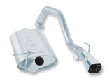 Borla 88-90 Jeep Wrangler 4.2L 4WD Cat-Back 2.25x2in Single Square Intrcld Rr 2.75x2.5in Sqr x6.5in thumbnail 2