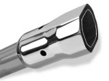 Borla 97-99 Jeep Wrangler 2.5/4.0L w/o Hitch Cat-Back 2.25in Single Sqr Angle Cut Phntm Rear thumbnail 7