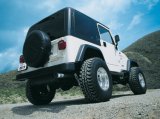 Borla 97-99 Jeep Wrangler 2.5/4.0L w/o Hitch Cat-Back 2.25in Single Sqr Angle Cut Phntm Rear thumbnail 8