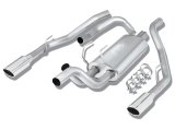 Borla 09-13 Dodge RAM 1500 5.7L CC/SB w/Fact Sngl Exhaust C/B 3x2.5in Single Round Rolled Split Rear thumbnail 1