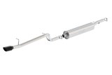 Borla 12-16 Jeep Wrangler V6 4WD Dirt Sport Cat-Back 2.5in Single Square Rolled Angle Cut Rear thumbnail 6