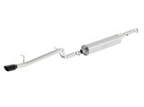 Borla 12-16 Jeep Wrangler V6 4WD Dirt Sport Cat-Back 2.5in Single Square Rolled Angle Cut Rear thumbnail 8