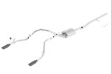 Borla 14 Silv/Sierra C/B Exhaust ATAK 1500 5.3L V8 AT/MT 2&4WD Ext Cab (78.7) WB - Black Chrome thumbnail 4