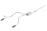 Borla 14 Silv/Sierra C/B Exhaust ATAK 1500 5.3L V8 AT/MT 2&4WD Ext Cab (78.7) WB - Black Chrome thumbnail 5