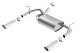 Borla 12-14 Jeep Wrangler JK 2Dr & 4Dr Rear Section ATAK Single Square Rolled Angle-Cut Exit Exhaust thumbnail 7