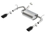 Borla 12-14 Jeep Wrangler JK 2/4Dr Rr Section ATAK Single Square Rlld Angle-Cut Black Chrome Exhaust thumbnail 1