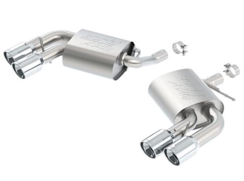 Borla 2016 Chevy Camaro V6 AT/MT ATAK Rear Section Exhaust w/o Dual Mode Valves thumbnail 1