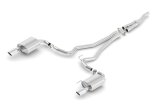 Borla S Type Cat Back 15-17 Ford Mustang 2.3L EcoBoost MT/AT 2.25in pipe 4in tip thumbnail 1