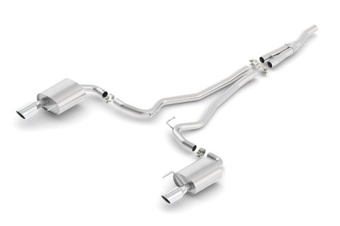 Borla S Type Cat Back 15-17 Ford Mustang 2.3L EcoBoost MT/AT 2.25in pipe 4in tip