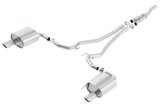 Borla S Type Cat Back 15-17 Ford Mustang 2.3L EcoBoost MT/AT 2.25in pipe 4in tip thumbnail 4