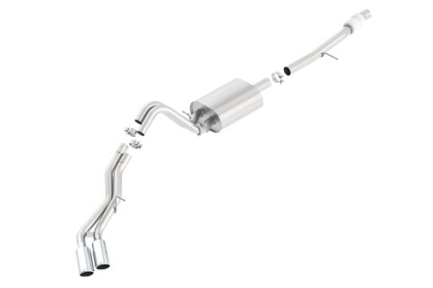 Borla Touring Cat Back 15-16 Chevy Suburban 5.3L V8 2.75in, 2.25in Dual Same Side Exit 4in Tips thumbnail 6