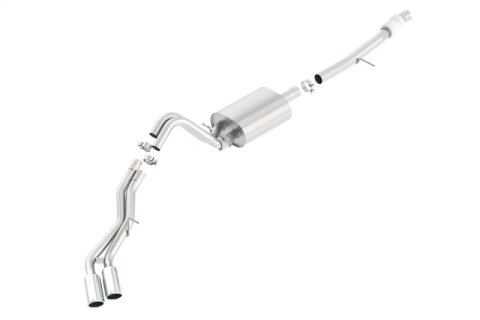 Borla Touring Cat Back 15-16 Chevy Suburban 5.3L V8 2.75in, 2.25in Dual Same Side Exit 4in Tips thumbnail 7