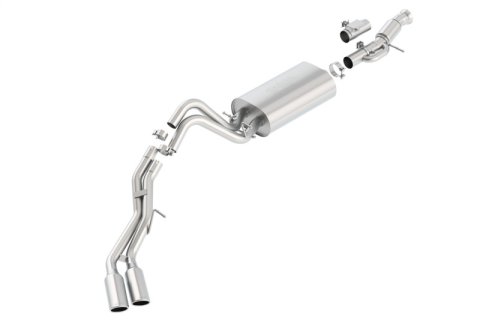 Borla Touring Cat Back 15-16 GMC Denali 6.2L V8 2.75in, 2.25in Dual Same Side Exit 4in Tips Exhaust thumbnail 5