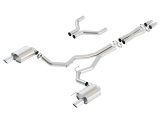 Borla S-Type Cat-Back 15-17 Ford Mustang GT 5.0L V8 MT/AT 3in pipe 4in tip thumbnail 2
