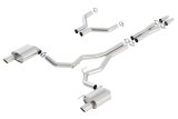 Borla S-Type Cat-Back 15-17 Ford Mustang GT 5.0L V8 MT/AT 3in pipe 4in tip thumbnail 5