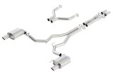 Borla S-Type Cat-Back 15-17 Ford Mustang GT 5.0L V8 MT/AT 3in pipe 4in tip thumbnail 6