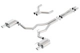 Borla Atak Cat-Back 15-17 Ford Mustang GT 5.0L V8 MT/AT 3in pipe 4in tip thumbnail 1
