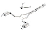 Borla Atak Cat-Back 15-17 Ford Mustang GT 5.0L V8 MT/AT 3in pipe 4in tip thumbnail 5