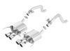Borla 2014 Chevy Corvette C7 w/ AFM w/o NPP S Type Rear Section Exhaust Quad Rd RL IC Tips thumbnail 8