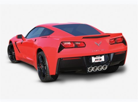 Borla 2014 Chevy Corvette C7 w/ AFM w/o NPP S Type Rear Section Exhaust Quad Rd RL IC Tips thumbnail 9