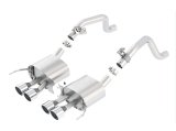 Borla 2014 Chevy Corvette C7 w/ AFM w/o NPP Atak Rear Section Exhaust Quad Rd Rl IC Tips thumbnail 1