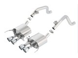 Borla 14-15 Chevy Corvette C7 w/o AFM w/o NPP Atak Rear Section Exhaust Quad Rd RL Tips thumbnail 1