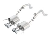 Borla 14-15 Chevy Corvette C7 w/o AFM w/o NPP Atak Rear Section Exhaust Quad Rd RL Tips thumbnail 2