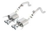 Borla 14-15 Chevy Corvette C7 w/o AFM w/o NPP Atak Rear Section Exhaust Quad Rd RL Tips thumbnail 6