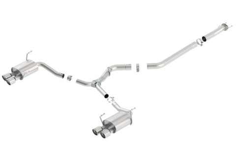 Borla 15-16 Subaru WRX / STI 2.5L S-Type Cat-Back Exhaust Quad Rd RL Tips thumbnail 4