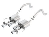 Borla 15 Chevy Corvette C7 ZO6 6.2L w/o AFM w/ NPP ATAK Quad RD RL AC Tips Center Rear Exit Exhaust thumbnail 2