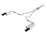 Borla Atak S Cat-Back 15-17 Ford Mustang GT 5.0L V8 MT/AT 2.5in pipe 4in tip (Black Chrome) thumbnail 5