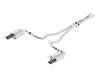 Borla Atak S Cat-Back 15-17 Ford Mustang GT 5.0L V8 MT/AT 2.5in pipe 4in tip (Black Chrome) thumbnail 8