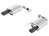 Borla S-Type Rear Section 15-17 Ford Mustang GT 5.0L V8 MT/AT 2.5in pipe 4in tip (Black Chrome) thumbnail 8