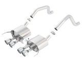 Borla 2014 Chevy Corvette C7 ZO6 S/C w/o AFM w/o NPP S-Type Rear Section Exhaust Dual Rd Rolled Tips thumbnail 2