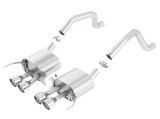 Borla 2014 Chevy Corvette C7 ZO6 S/C w/o AFM w/o NPP S-Type Rear Section Exhaust Dual Rd Rolled Tips thumbnail 3