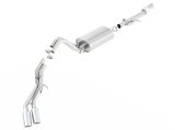 Borla 15-16 Cadillac Escalade ESV 6.2L Auto Trans Dual Round Rolled Truck Side Exit Catback Exhaust thumbnail 1