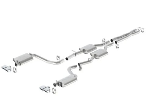 Borla 15-16 Dodge Challenger R/T 5.7L Dual Rectangle Angle Cut Dual Split Rear Exit ATAK Exhaust thumbnail 8