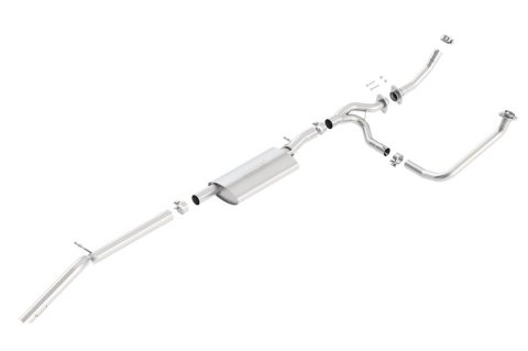 Borla 12-15 Jeep Wrangler 3.6L V6 Auto/Manual Trans Turndown Tip Dual Left Rear Exit Exhaust thumbnail 1
