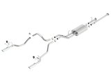 Borla 14-15 Toyota Tundra 4.6L/5.7L Crew Max SB DC SB Touring Cat Back Exhaust Dual Split Rear Exit thumbnail 4