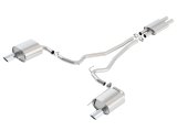 Borla Cat Back 15-17 Ford Mustang 3.7L V6 MT/AT 2.25in Pipe 4in Single Round Rolled Tips thumbnail 3