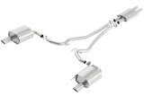 Borla Cat Back 15-17 Ford Mustang 3.7L V6 MT/AT 2.25in Pipe 4in Single Round Rolled Tips thumbnail 4