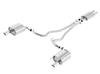 Borla ATAK Cat Back 15 Ford Mustang 3.7L V6 MT/AT 2.25in Pipe 4in Single Round Rolled Tips thumbnail 7