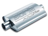 Borla Universal Pro-XS Muffler Oval 2.25in Inlet/Outlet Notched Muffler thumbnail 2