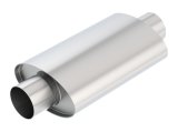 Borla XR-1 Multi-Core 3in Ctr-Ctr Oval 12in x 4.25in x 7.88in Rotary Engine Equipped Racing Muffler thumbnail 3