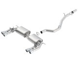 Borla 13-15 Audi S3 S-Type Dual Round Rolled Catback Exhaust thumbnail 1
