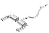 Borla 13-15 Audi S3 S-Type Dual Round Rolled Catback Exhaust thumbnail 5